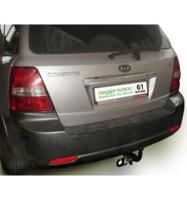 Фаркоп Kia Sorento 2006-2009 съемный крюк на двух болтах Лидер Плюс