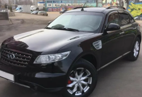 Дефлекторы окон (ветровики) Infiniti FX-Series I (S50) 2003-2008 (Инфинити ФХ) Кобра Тюнинг