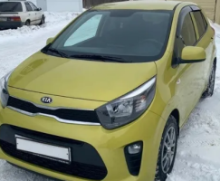 Дефлекторы окон (ветровики) Kia Picanto IV 5d 2017 (Киа Пиканто) Кобра Тюнинг